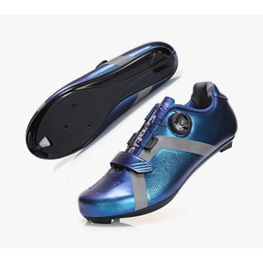 Santic Unisex Indoor Road Cycling Spin Unlocked Shoes Self-Locking Shoes Size 46